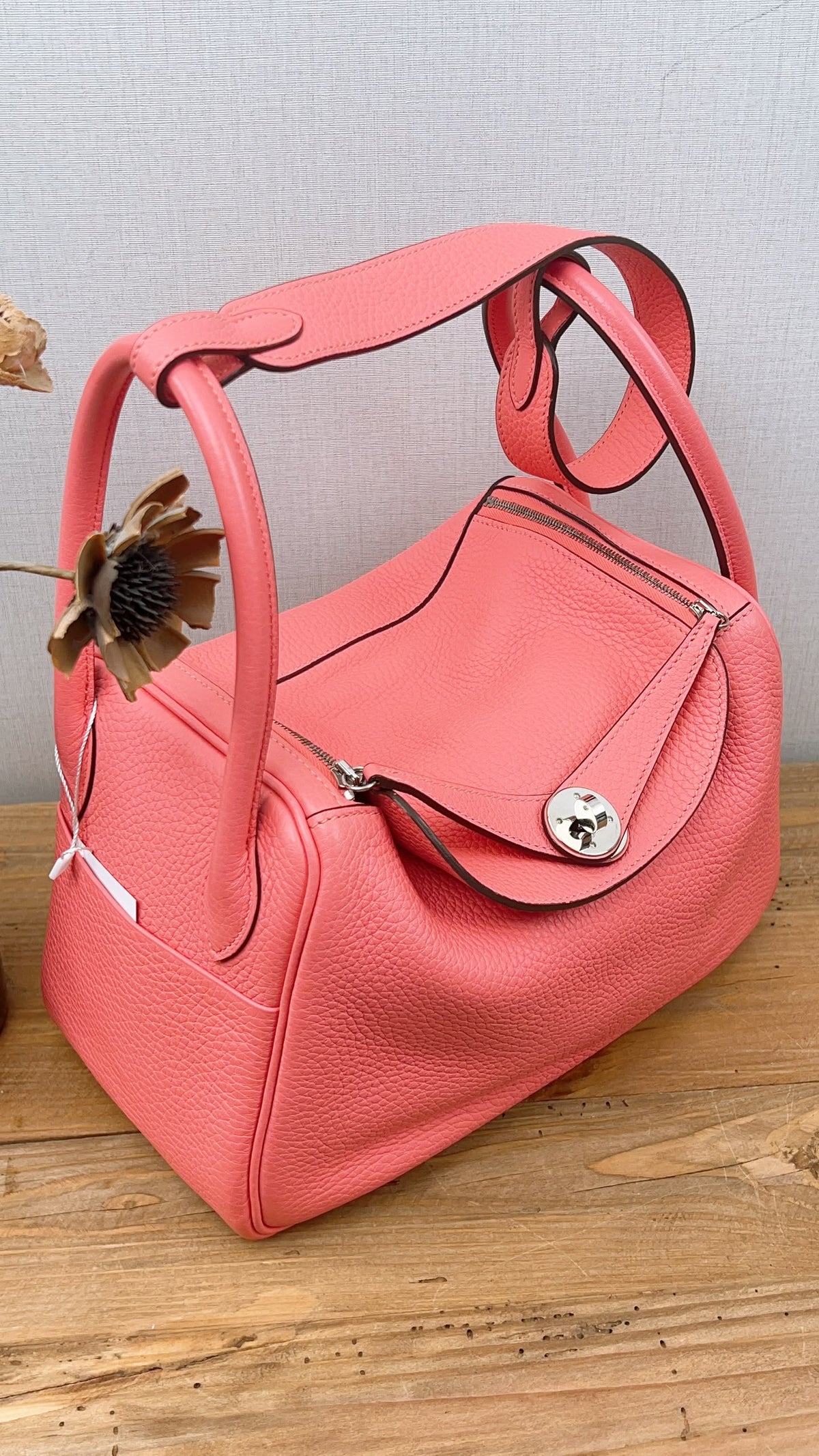 Hermes Rose Dete Lindy 26 (PHW)