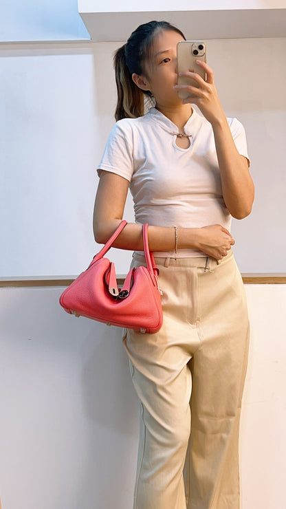 Hermes Rose Dete Lindy 26 (PHW)