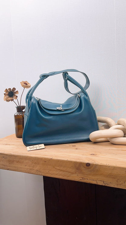 Hermes Blue Swift Lindy 34 (PHW)