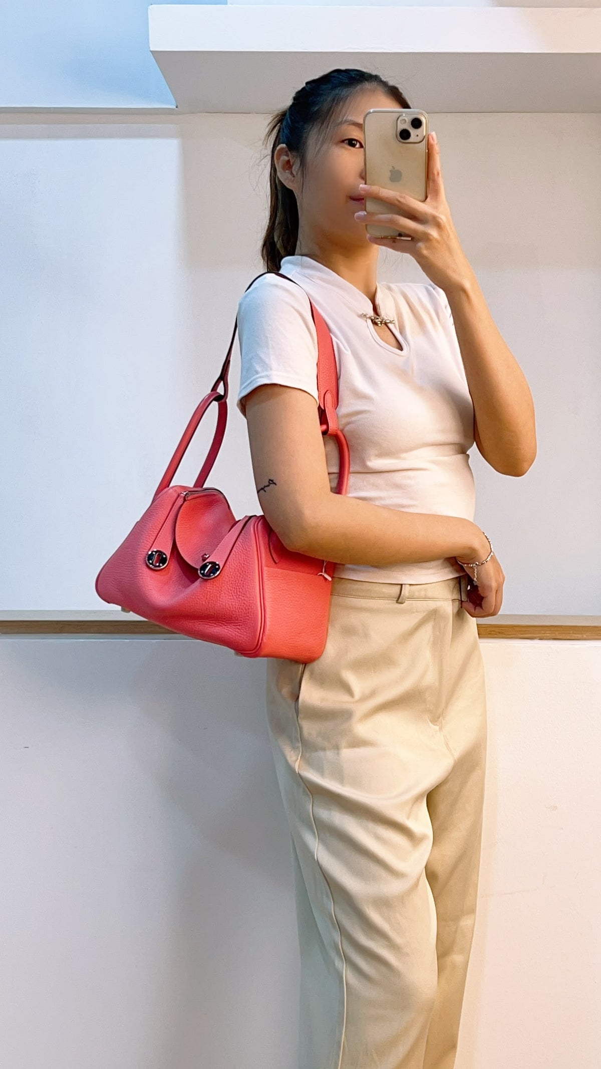 Hermes Rose Dete Lindy 26 (PHW)