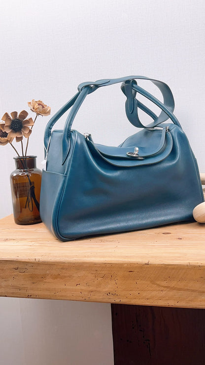 Hermes Blue Swift Lindy 34 (PHW)