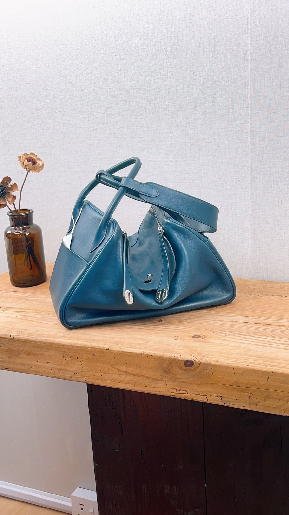 Hermes Blue Swift Lindy 34 (PHW)