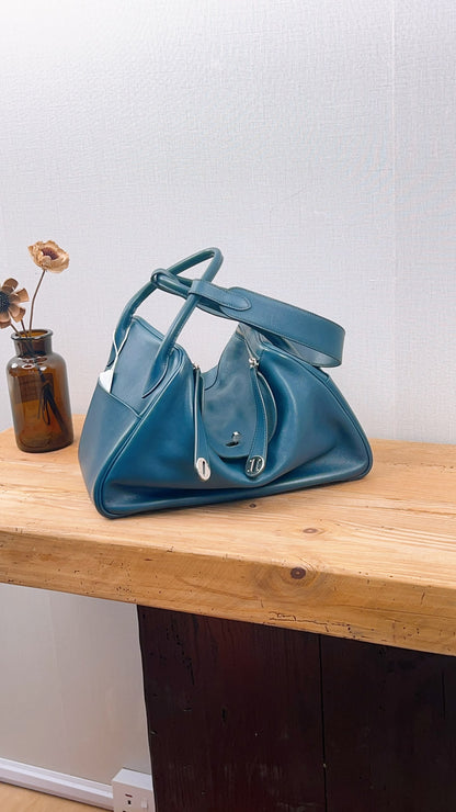 Hermes Blue Swift Lindy 34 (PHW)