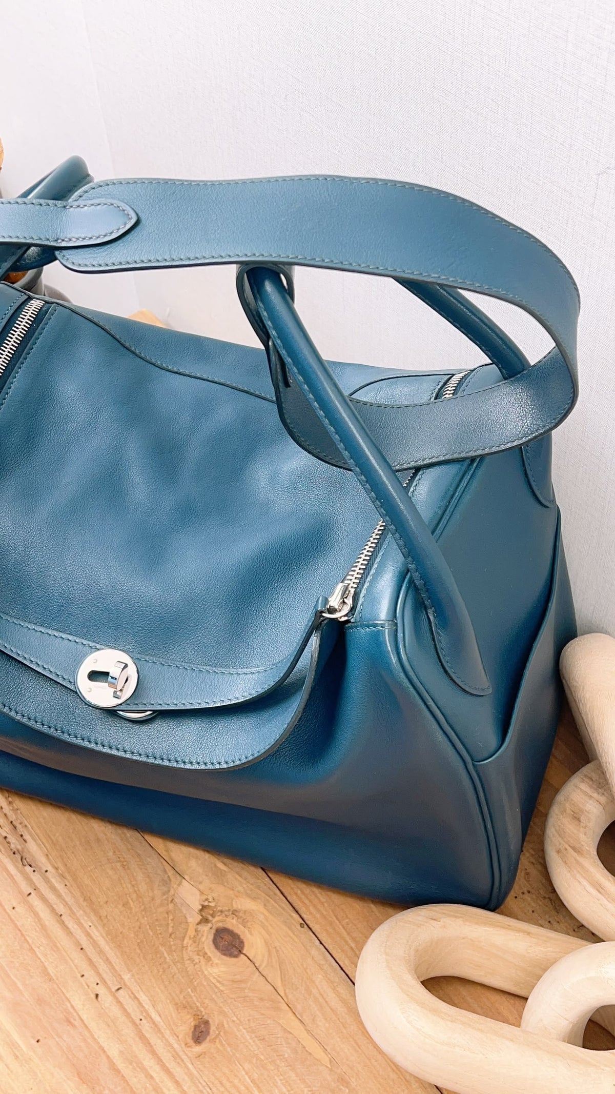 Hermes Blue Swift Lindy 34 (PHW)