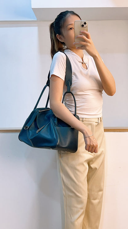 Hermes Blue Swift Lindy 34 (PHW)