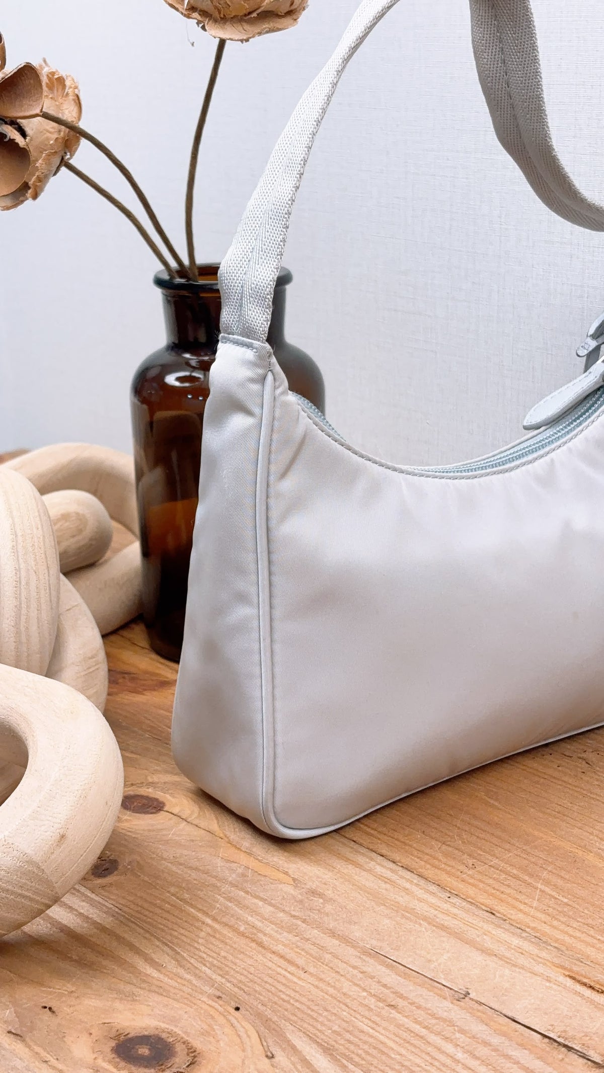 Prada Blue Nylon Re-edition 2000 Hobo