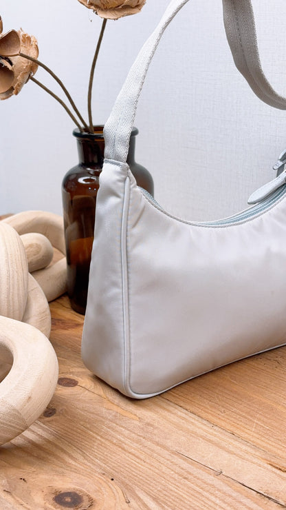 Prada Blue Nylon Re-edition 2000 Hobo