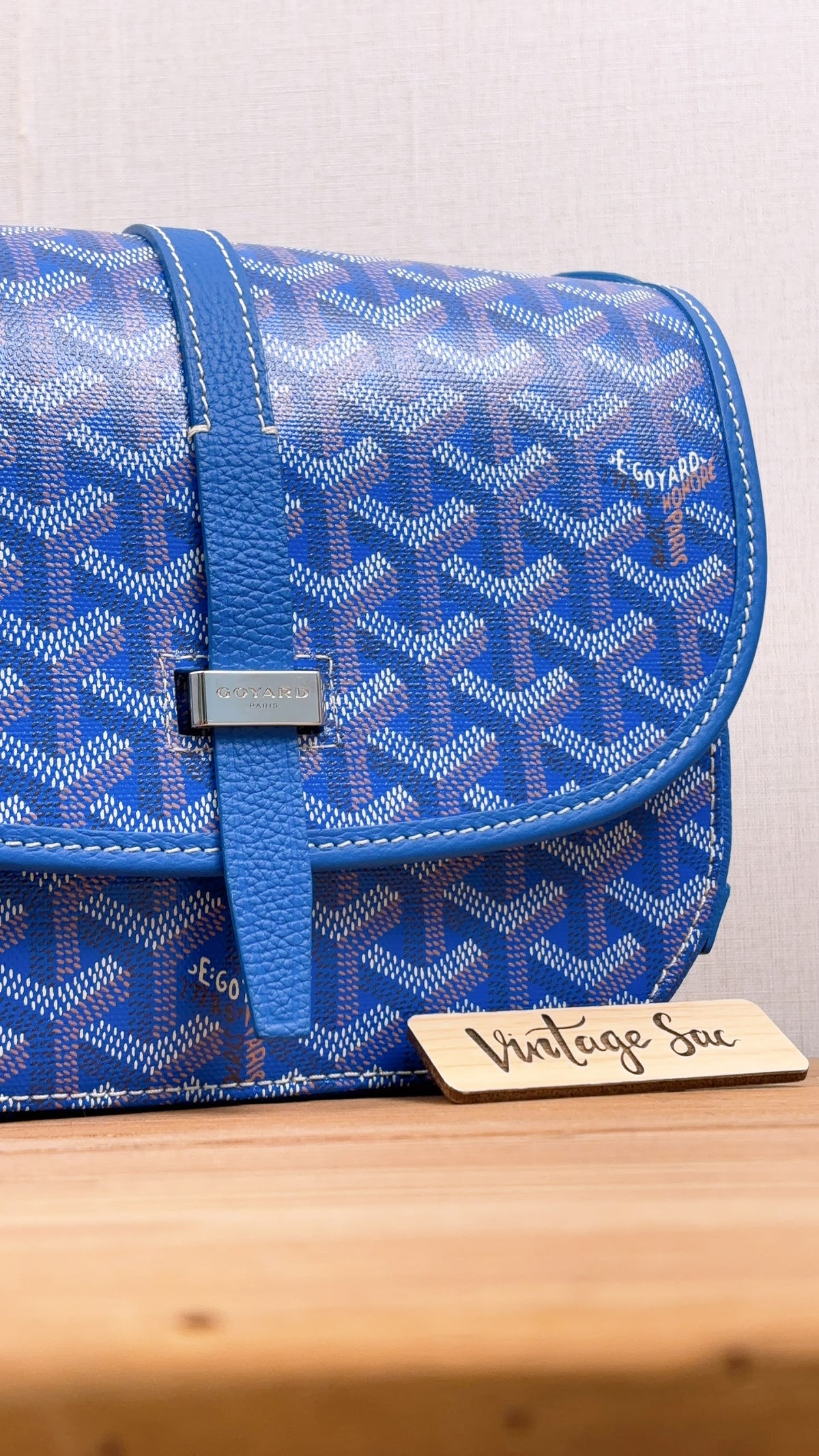 Goyard Blue Belvedere PM