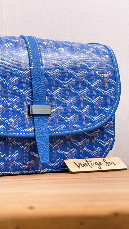 Goyard Blue Belvedere PM