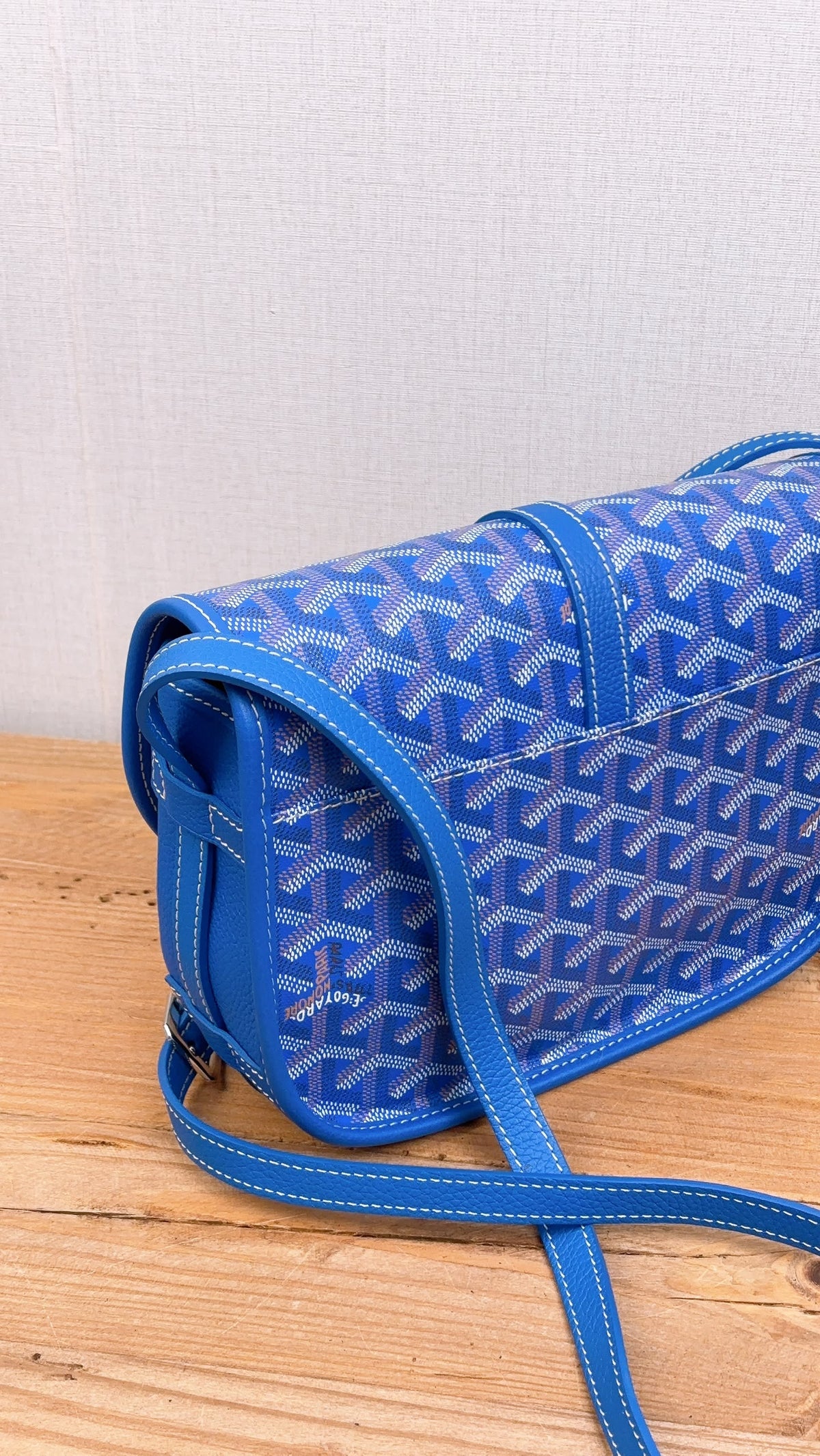 Goyard Blue Belvedere PM