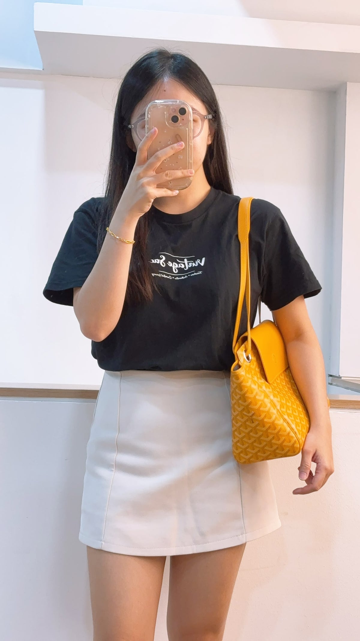 Goyard Yellow Rouette Souple Bag