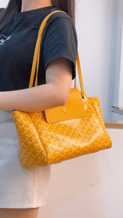 Goyard Yellow Rouette Souple Bag