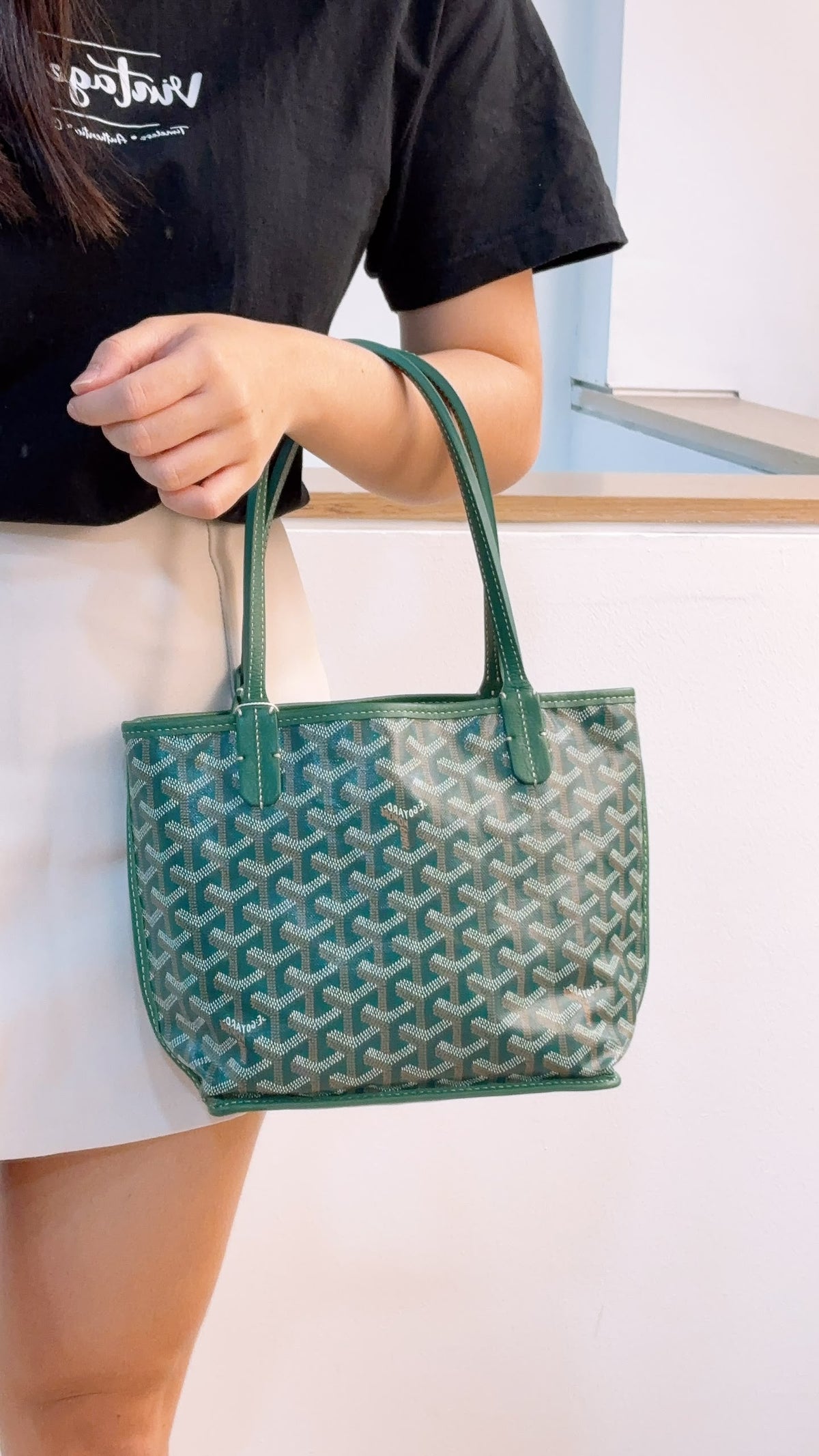 Goyard Green Mini Anjou