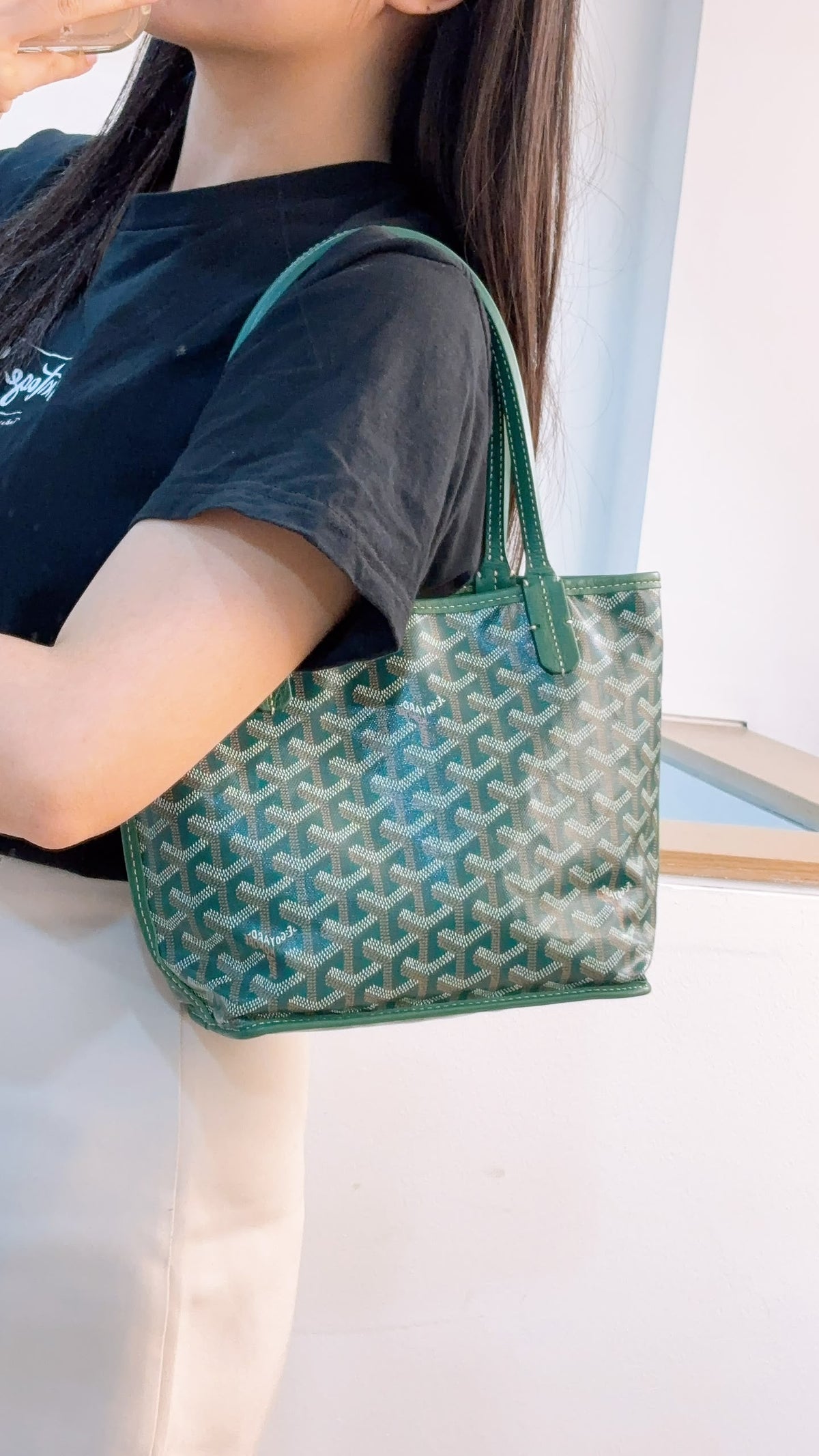 Goyard Green Mini Anjou