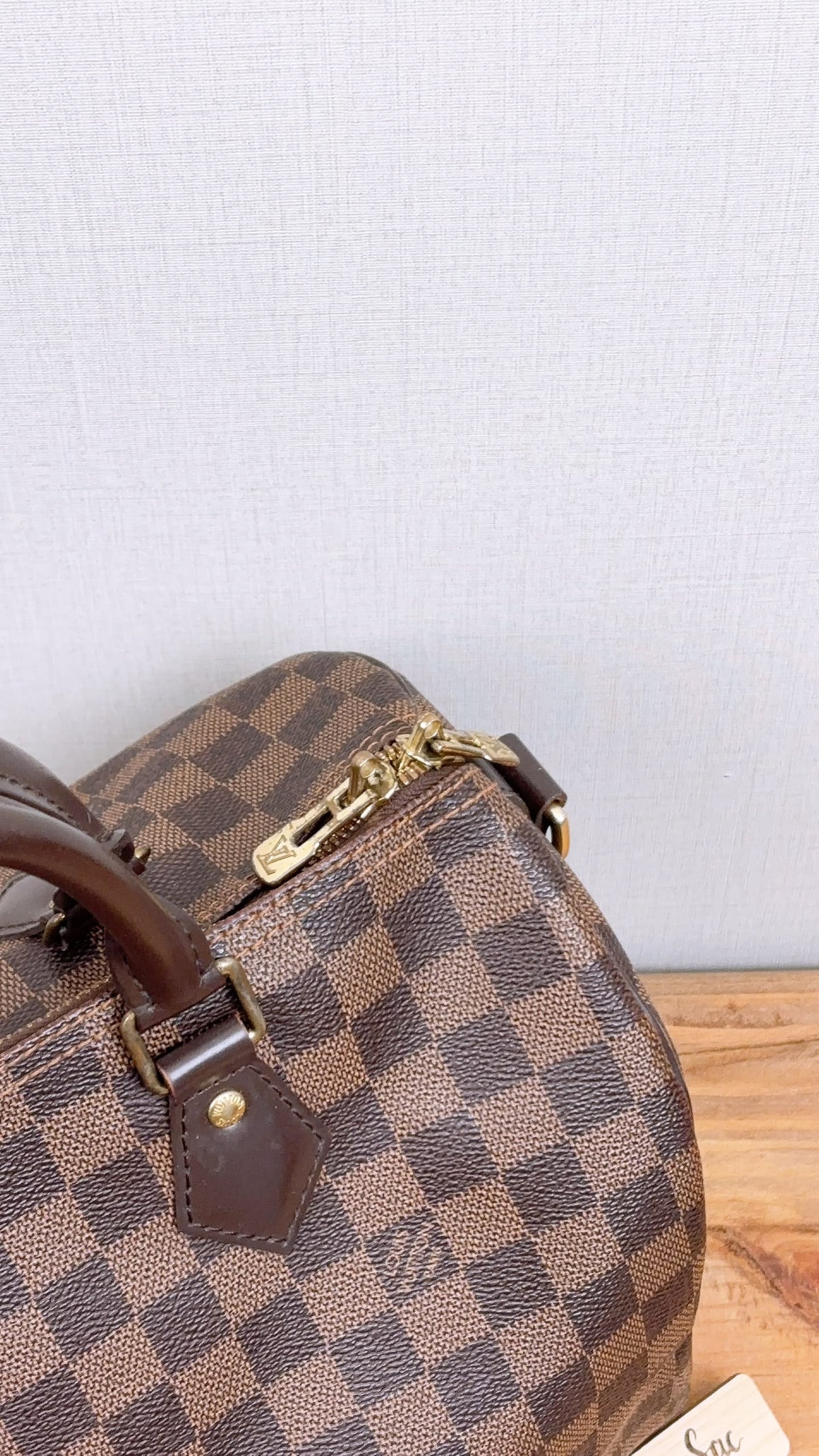 LV Damier Ebene Speedy 30 Bandouliere