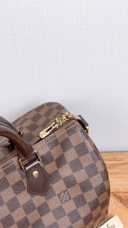 LV Damier Ebene Speedy 30 Bandouliere