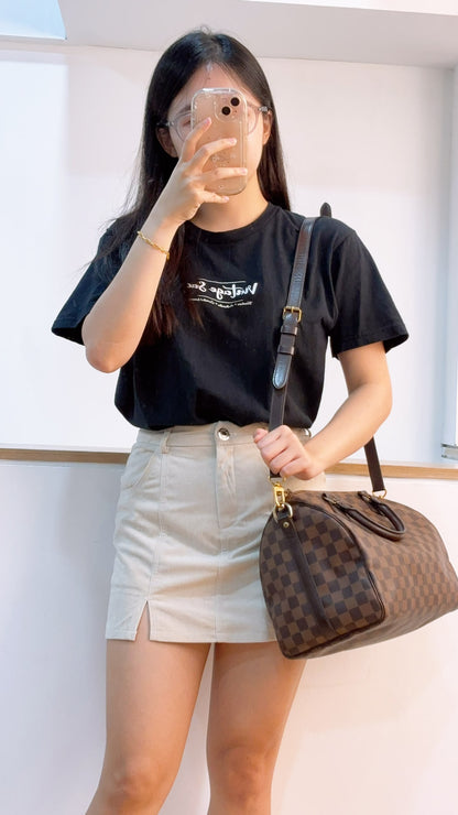 LV Damier Ebene Speedy 30 Bandouliere