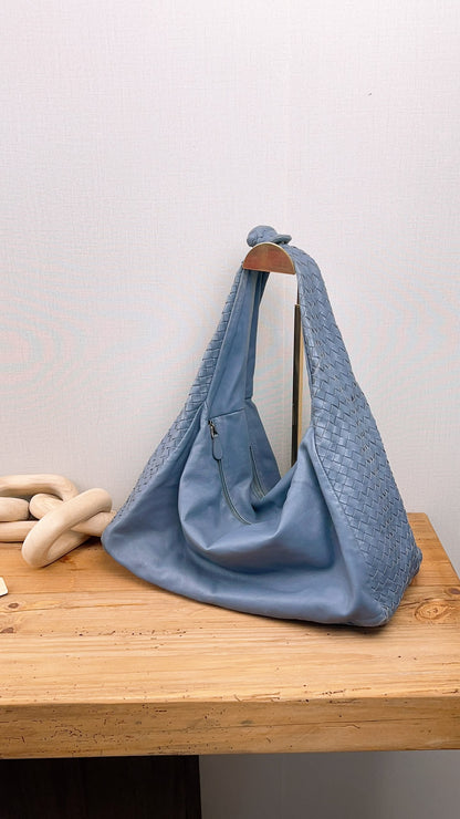 BV Blue Knot Intrecciato Hobo Bag