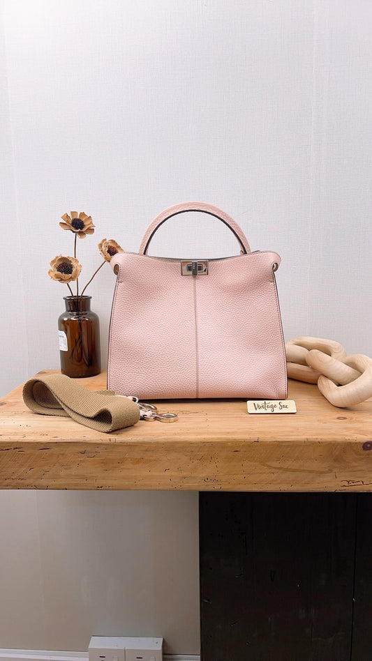 Fendi Light Pink Medium X-Lite Peekaboo