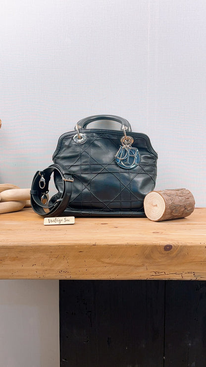 Dior Black Lambskin Granville Tote (SHW)