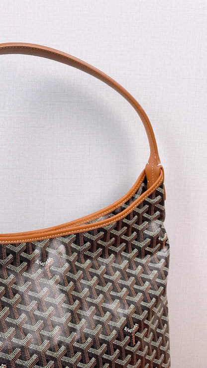 Goyard Black x Tan Boheme Hobo