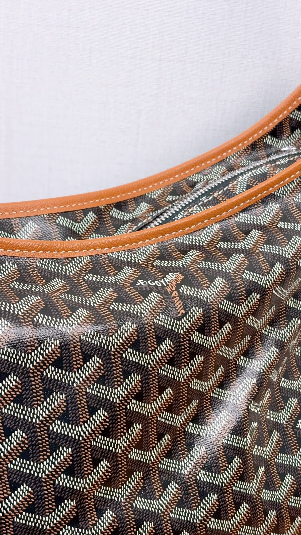 Goyard Black x Tan Boheme Hobo