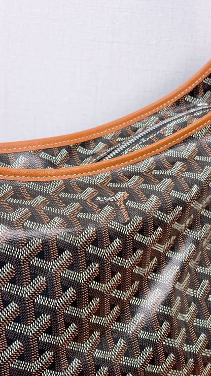 Goyard Black x Tan Boheme Hobo