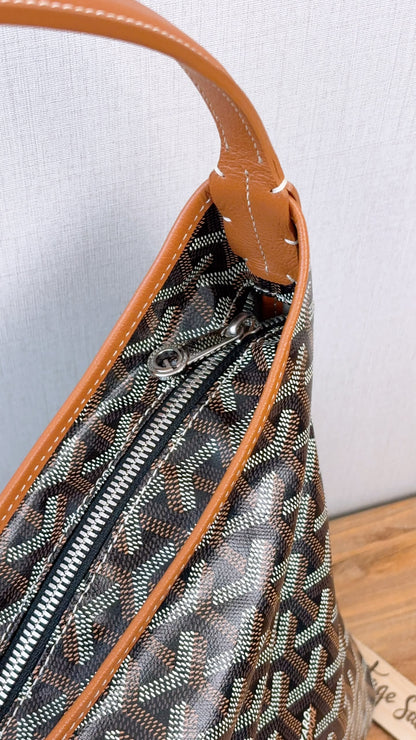 Goyard Black x Tan Boheme Hobo