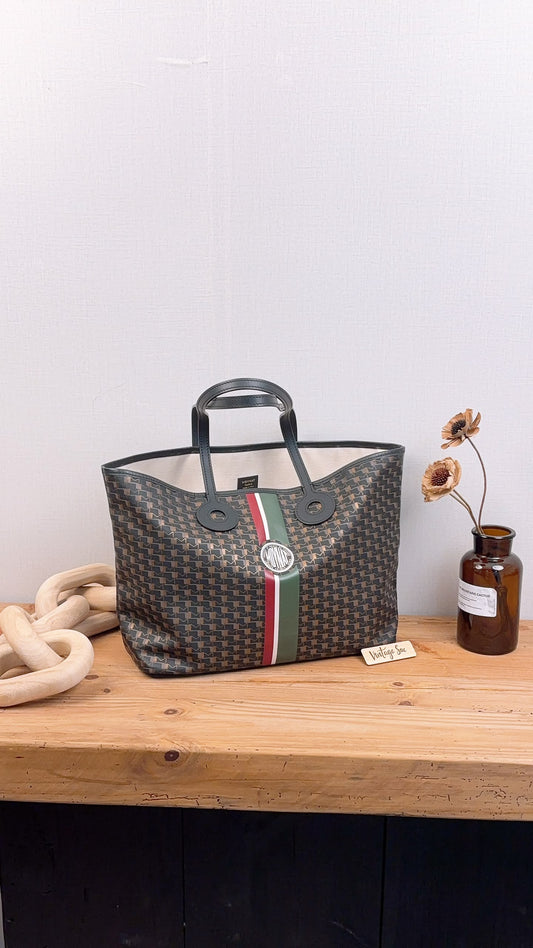 Moynat Bronze Oh! Ruban Tote MM