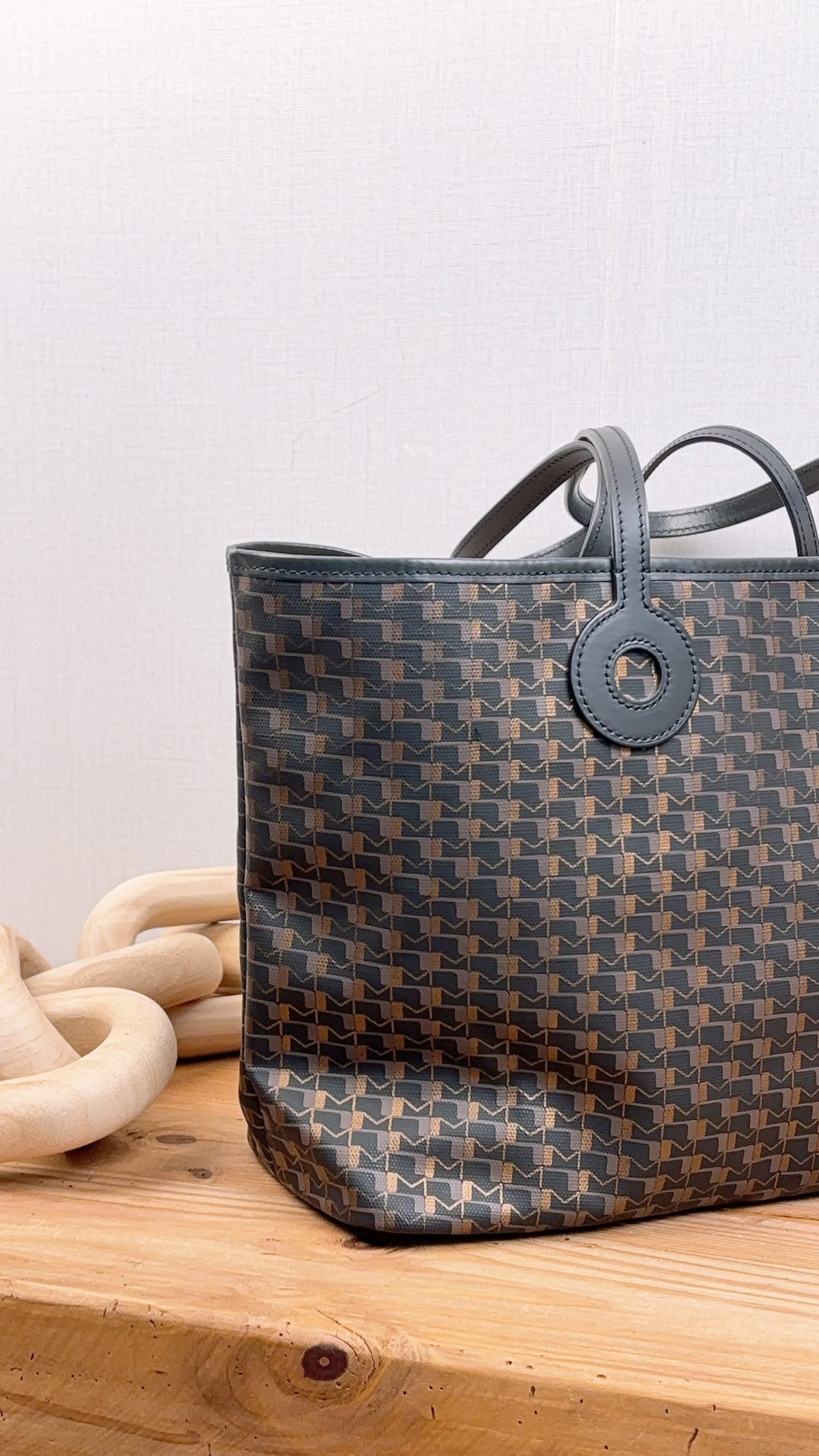 Moynat Bronze Oh! Ruban Tote MM