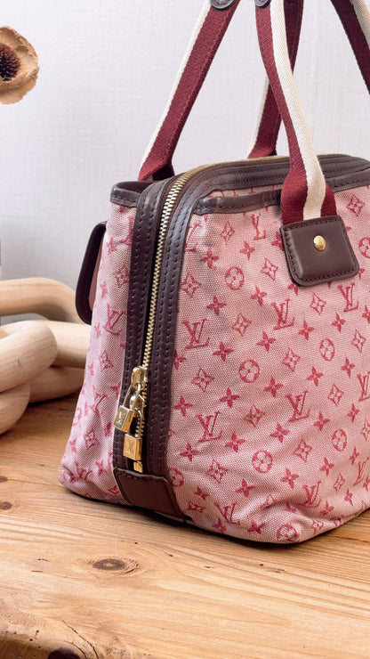 LV Cherry Minilin Canvas Mary Kate Bag