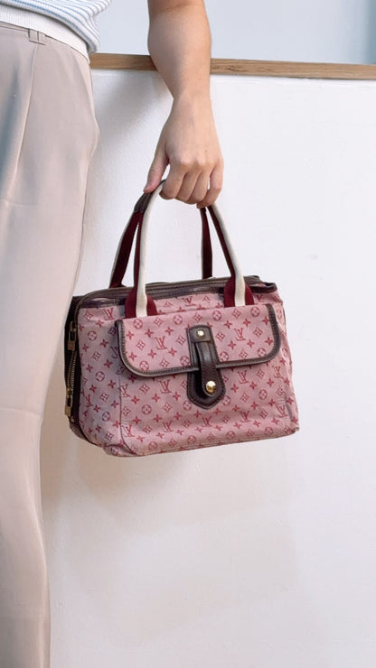 LV Cherry Minilin Canvas Mary Kate Bag