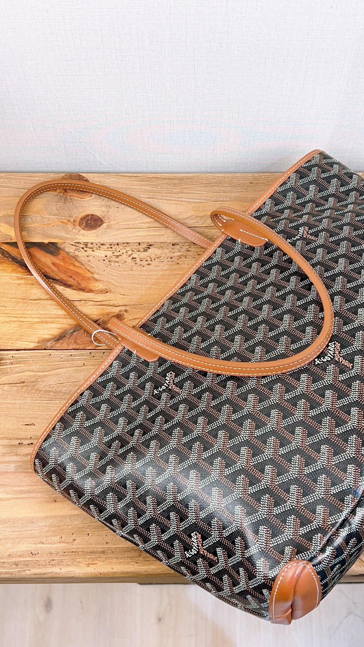 Goyard Tan x Black Artois PM