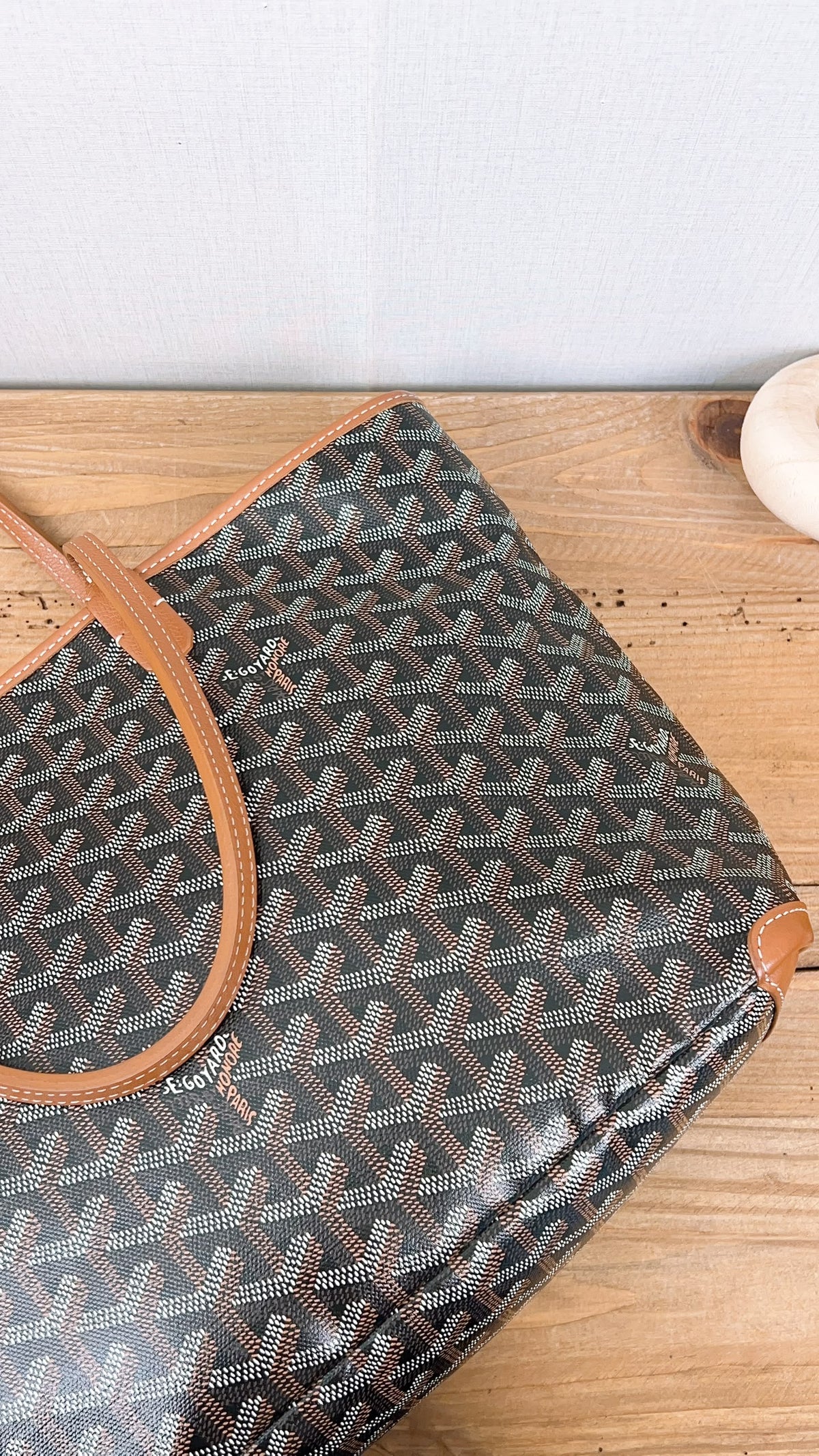 Goyard Tan x Black Artois PM