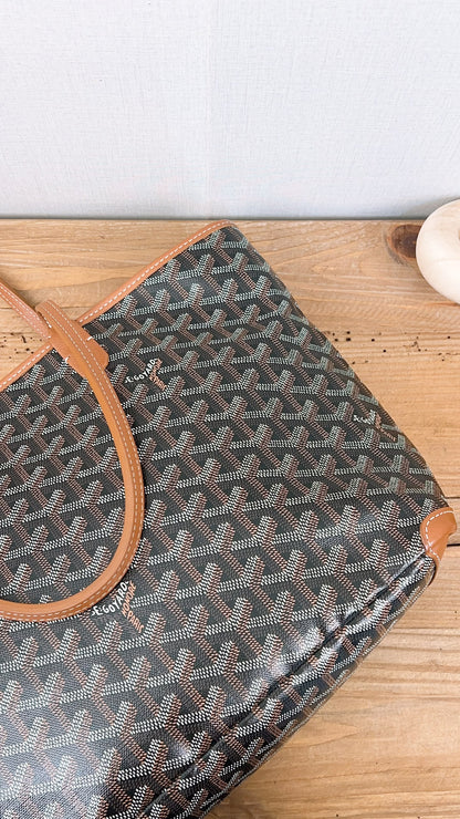 Goyard Tan x Black Artois PM