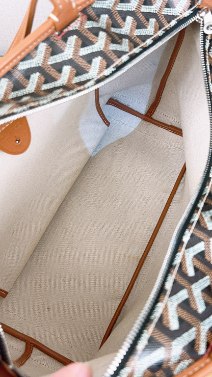 Goyard Tan x Black Artois PM
