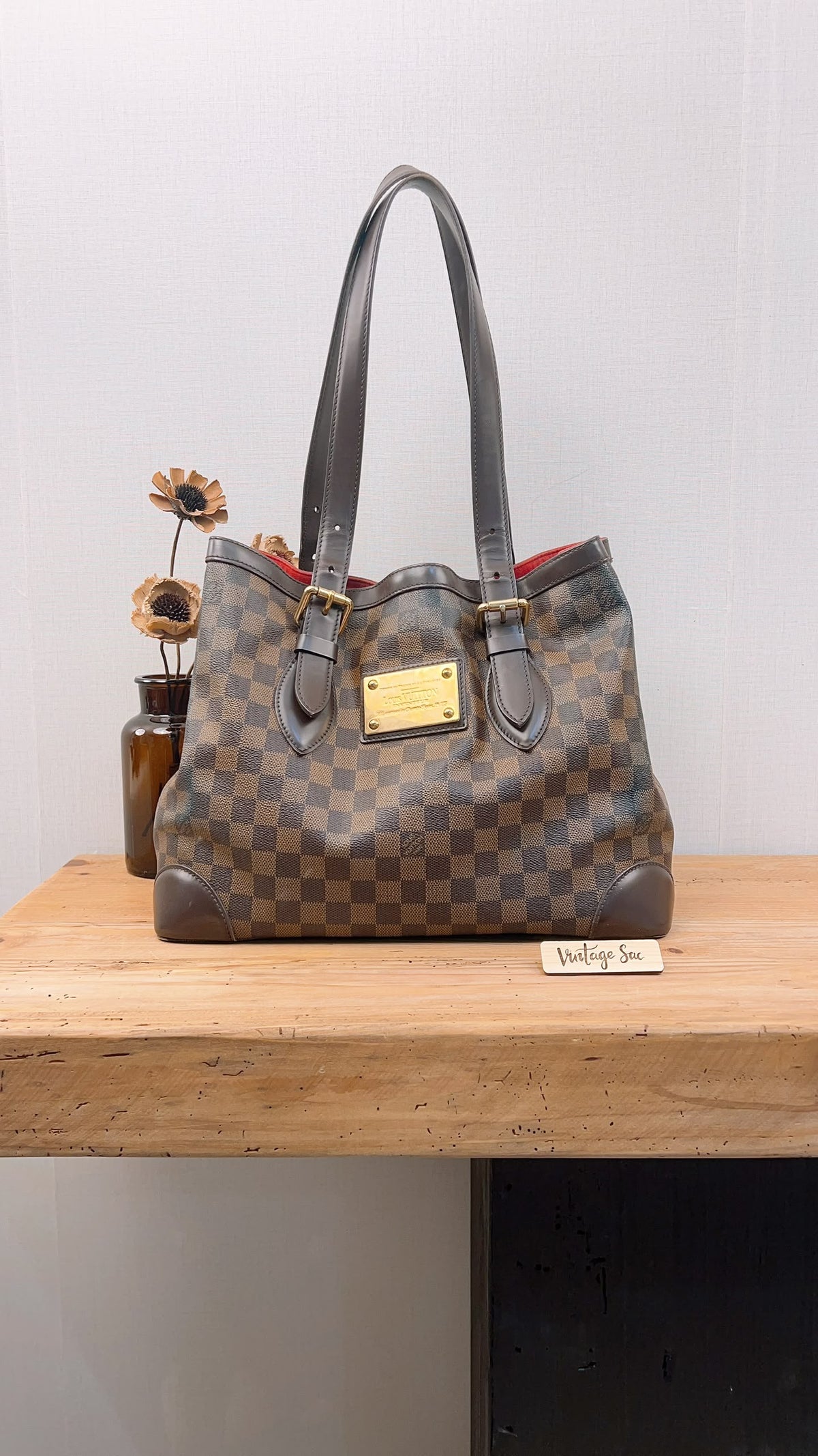 LV Damier Ebene Hampstead MM