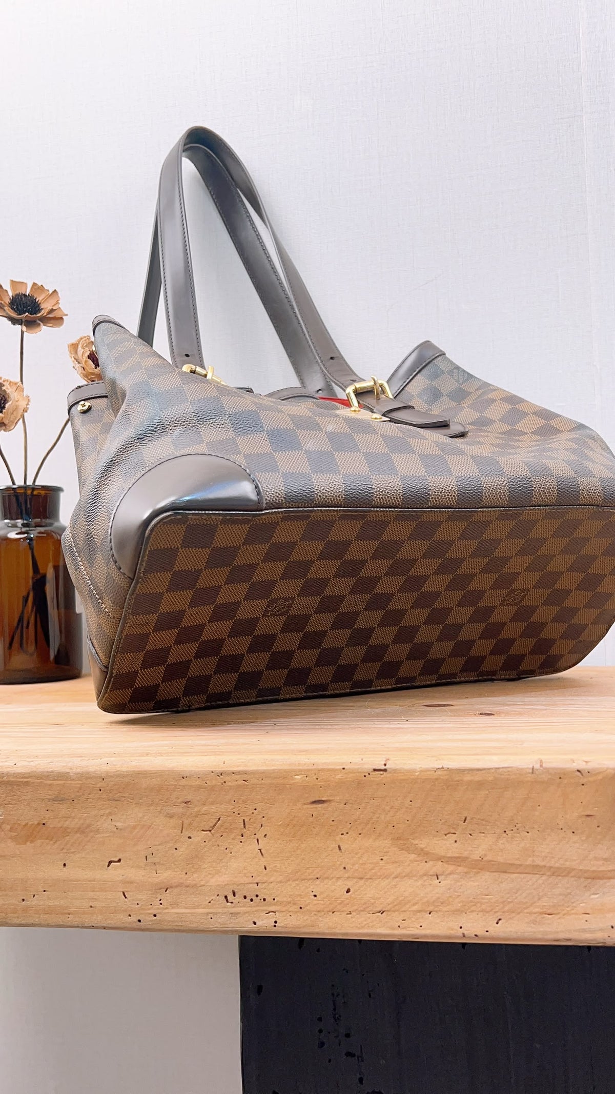 LV Damier Ebene Hampstead MM