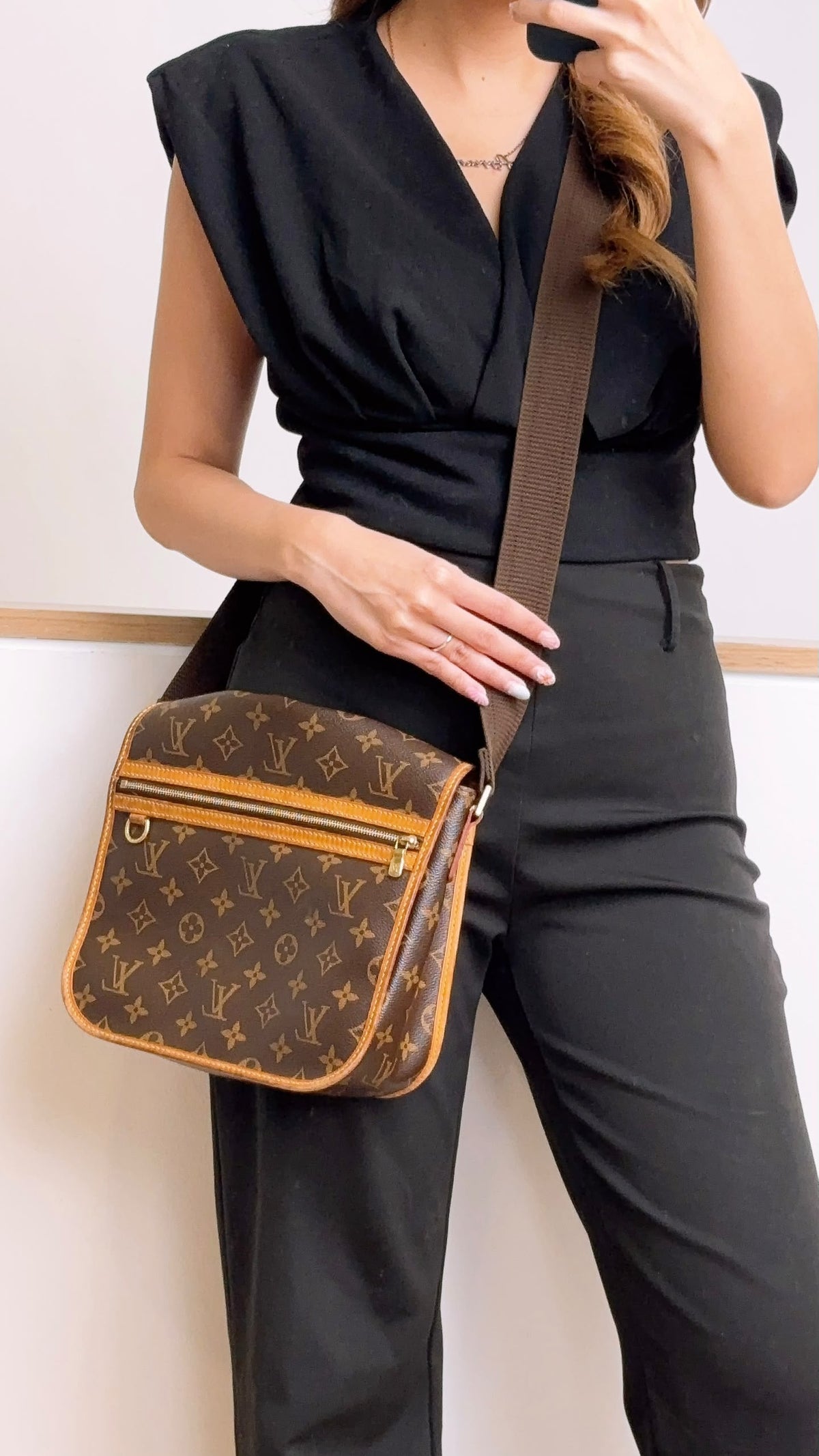 LV Monogram Bosphore PM Messenger Bag