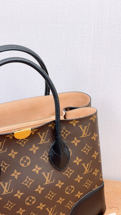 LV Black Monogram Flandrin Tote