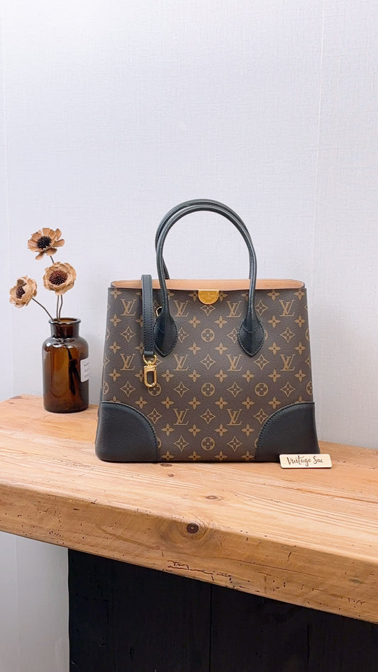 LV Black Monogram Flandrin Tote