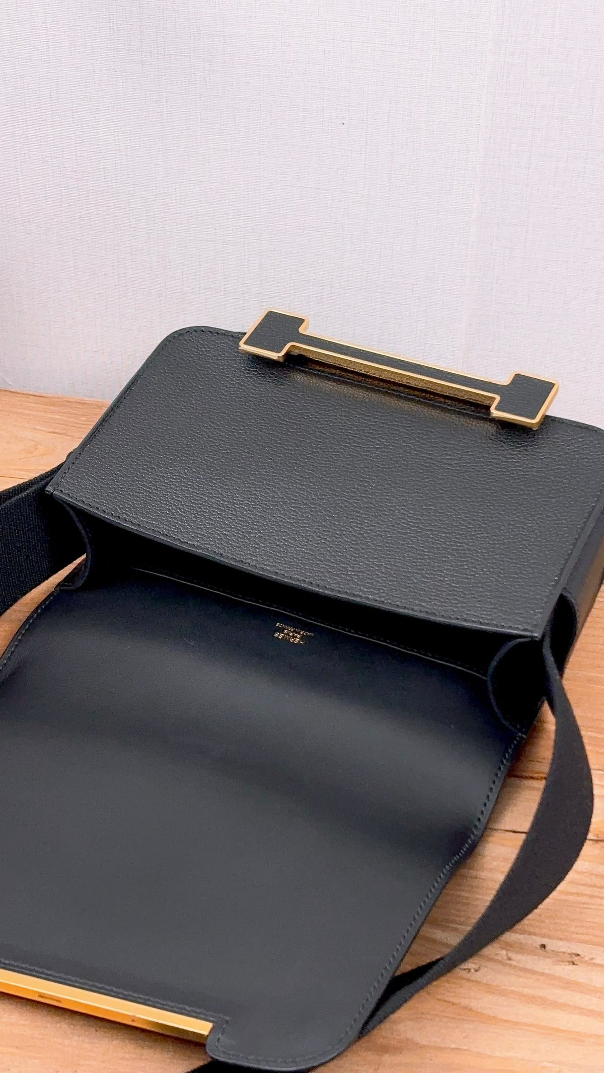Hermes Black Geta (GHW)