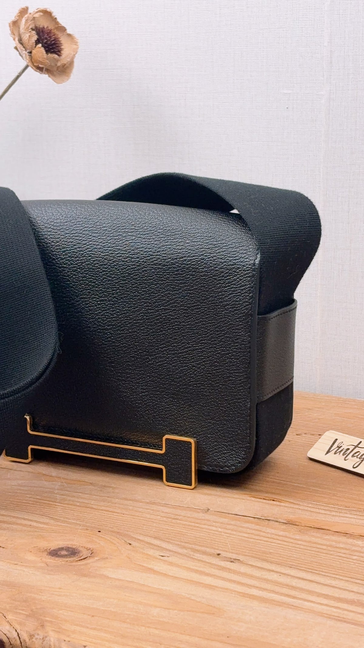 Hermes Black Geta (GHW)