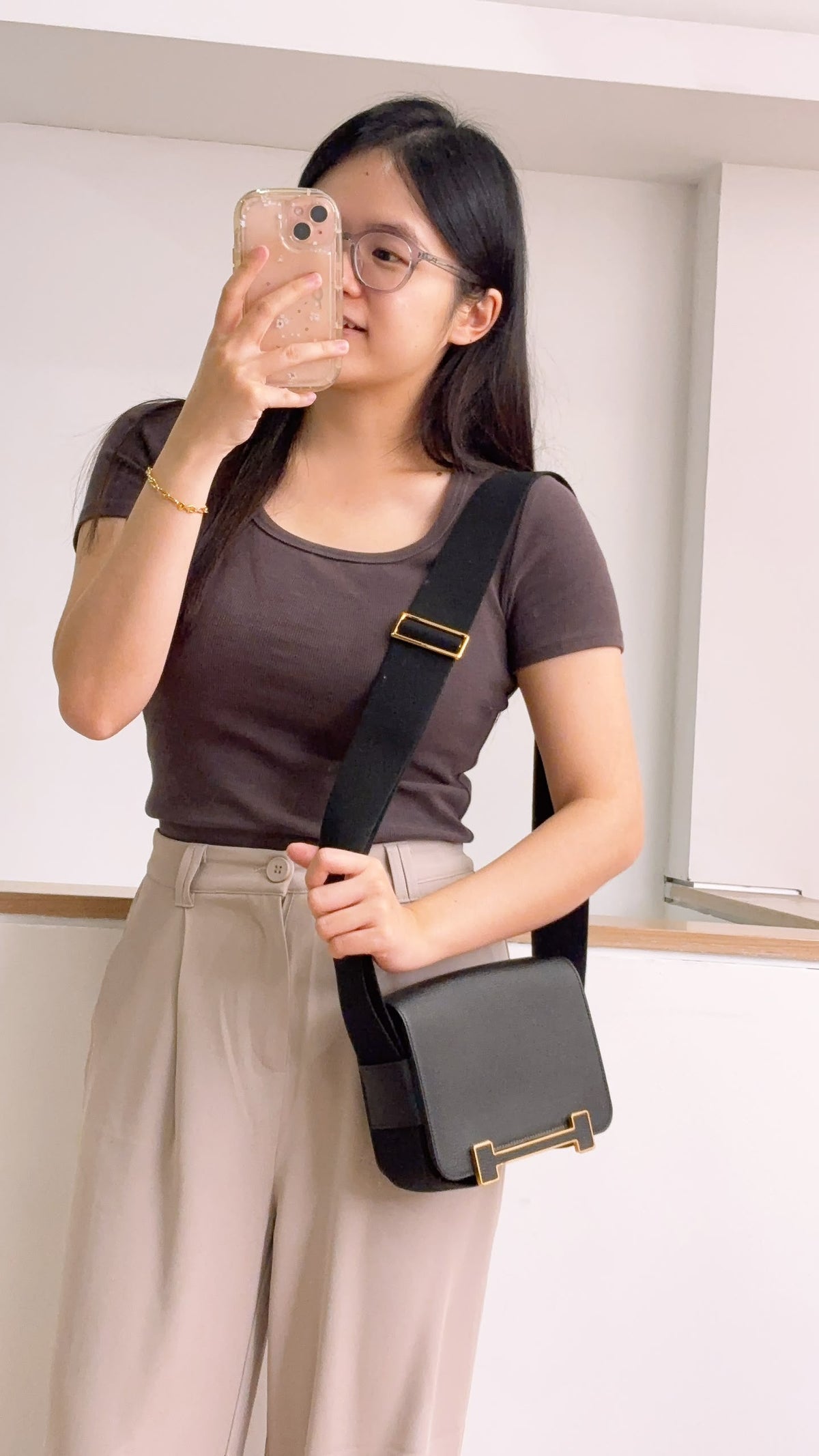 Hermes Black Geta (GHW)