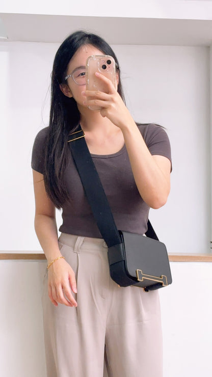 Hermes Black Geta (GHW)