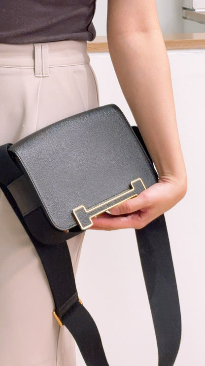 Hermes Black Geta (GHW)