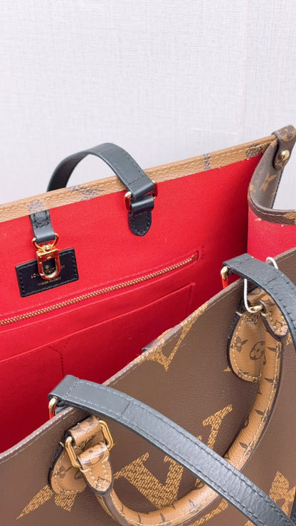 LV Reverse Monogram On The Go MM