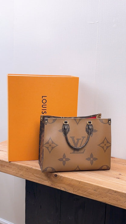 LV Reverse Monogram On The Go MM