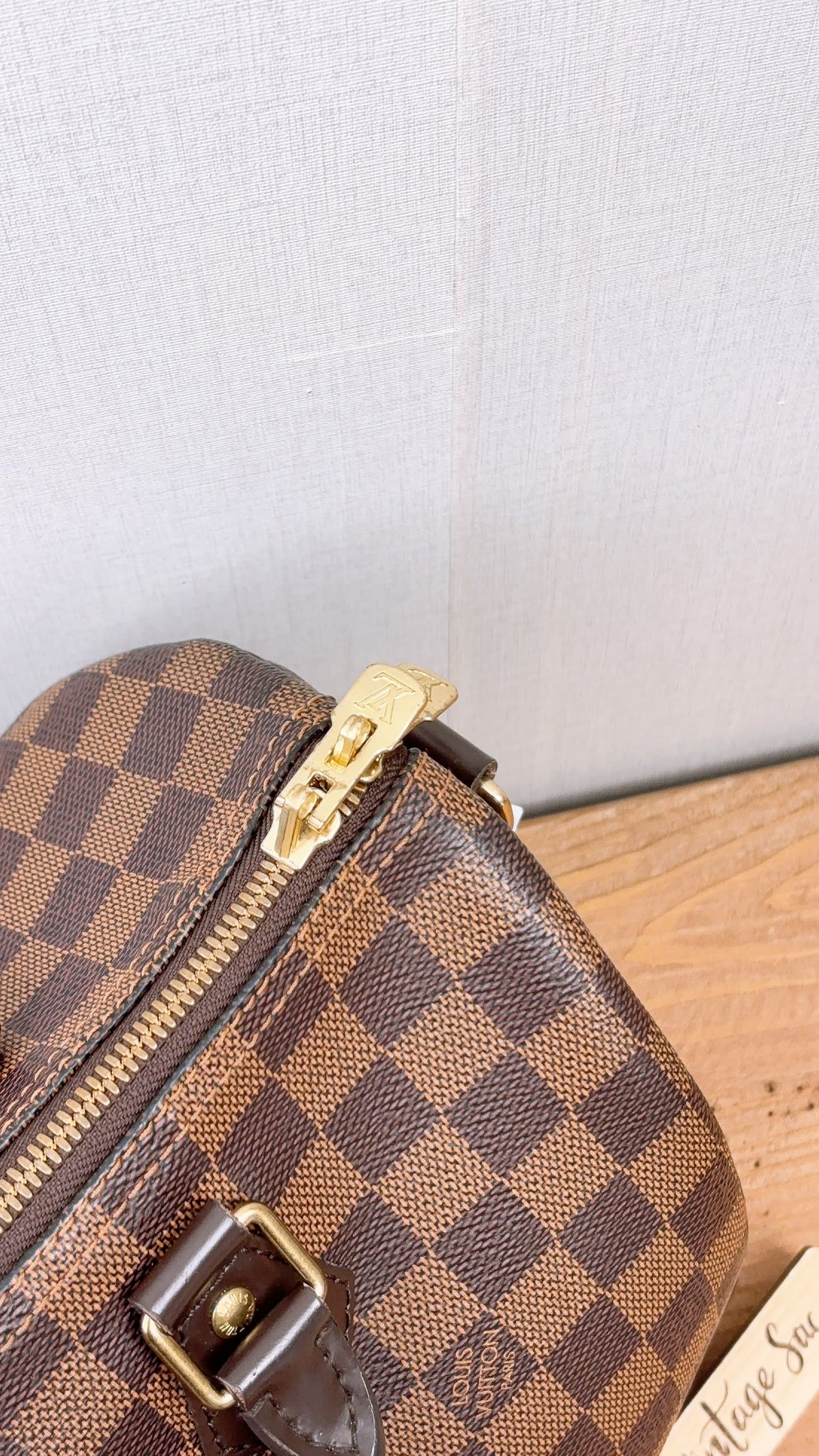 LV Damier Ebene Speedy 30 Bandouliere