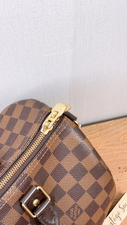 LV Damier Ebene Speedy 30 Bandouliere